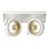 Plafonnier et applique KALU intérieur double blanc GU10/QPAR111 2x75W max - SLV - 147311