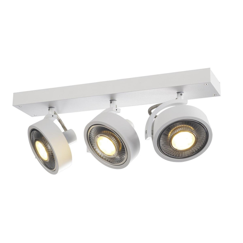 Plafonnier et applique KALU intérieur triple blanc GU10/QPAR111 3x75W max - SLV - 147321
