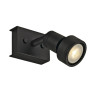Applique et plafonnier intérieur PURI simple noir mat GU10/QPAR51 50W max - SLV - 147360