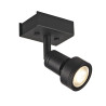 Applique et plafonnier intérieur PURI simple noir mat GU10/QPAR51 50W max - SLV - 147360