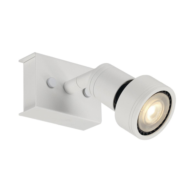 Applique et plafonnier intérieur PURI simple blanc mat GU10/QPAR51 50W max - SLV - 147361