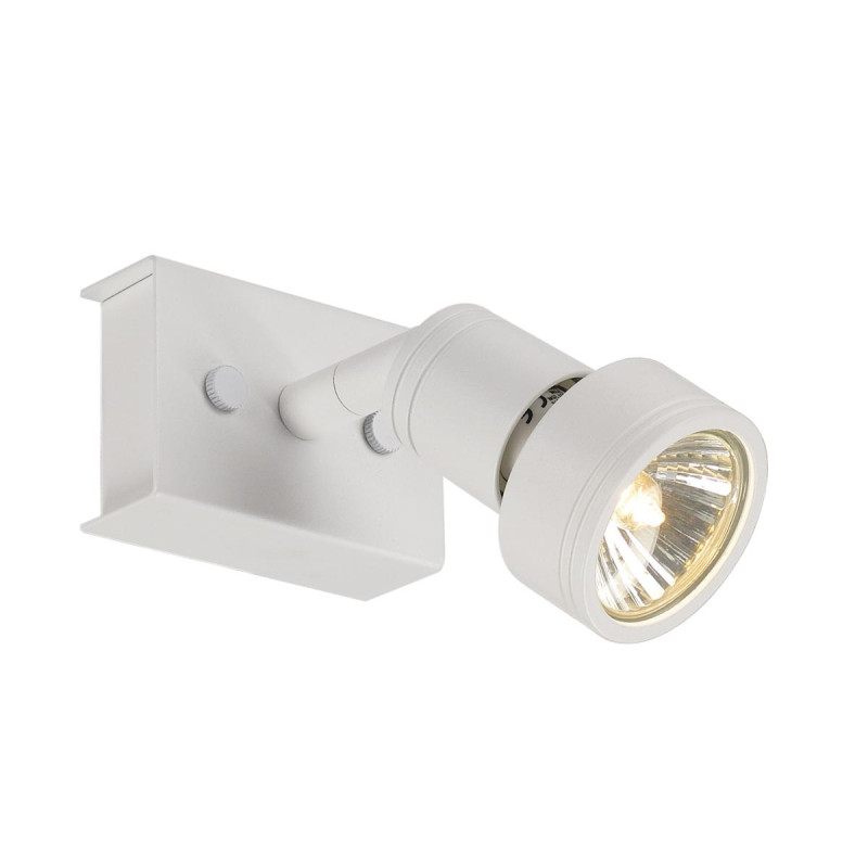 Applique et plafonnier intérieur PURI simple blanc mat GU10/QPAR51 50W max - SLV - 147361