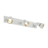 Plafonnier PURI blanc mat triple GU10 max. 3x50W anneau déco inclus - SLV - 147381