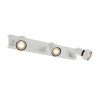Plafonnier PURI blanc mat triple GU10 max. 3x50W anneau déco inclus - SLV - 147381