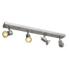 Applique et plafonnier ASTO quad alu brossé 4x GU10 max. 75W - SLV - 147444
