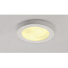 Plafonnier intérieur PLASTRA 105 blanc E27 2x 25W max plâtre - SLV - 148001