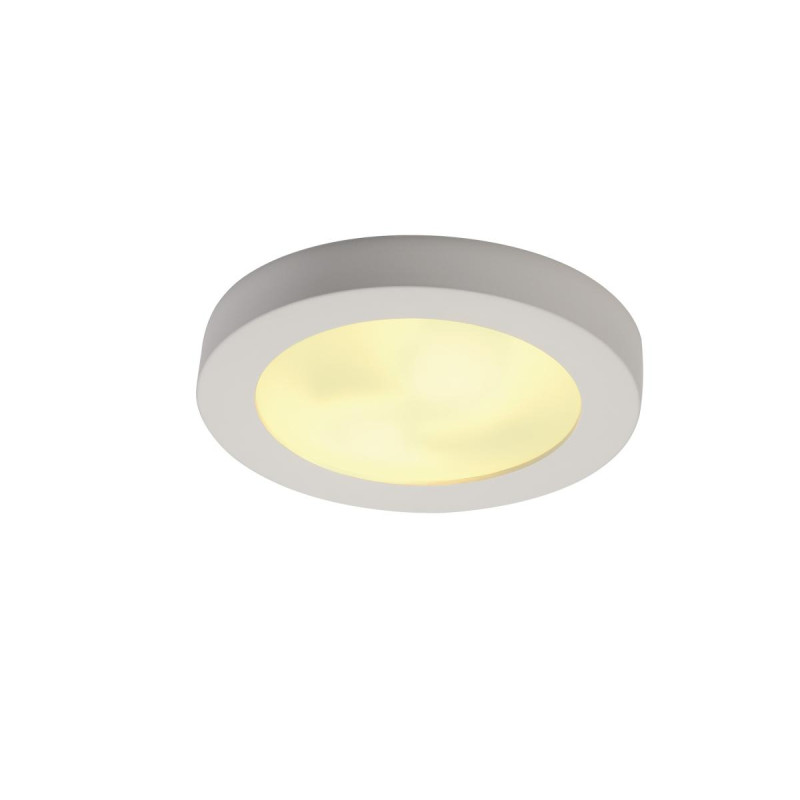 Plafonnier intérieur PLASTRA 105 blanc E27 2x 25W max plâtre - SLV - 148001