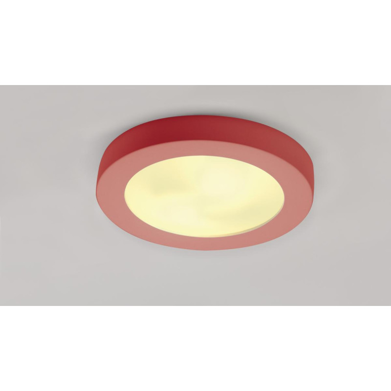 Plafonnier intérieur PLASTRA 105 blanc E27 2x 25W max plâtre - SLV - 148001