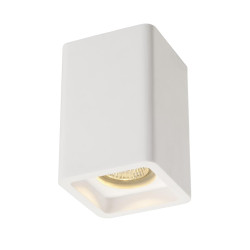 Plafonnier intérieur PLASTRA blanc GU10/QPAR51 35W max plâtre - SLV - 148004