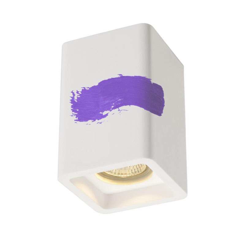 Plafonnier intérieur PLASTRA blanc GU10/QPAR51 35W max plâtre - SLV - 148004