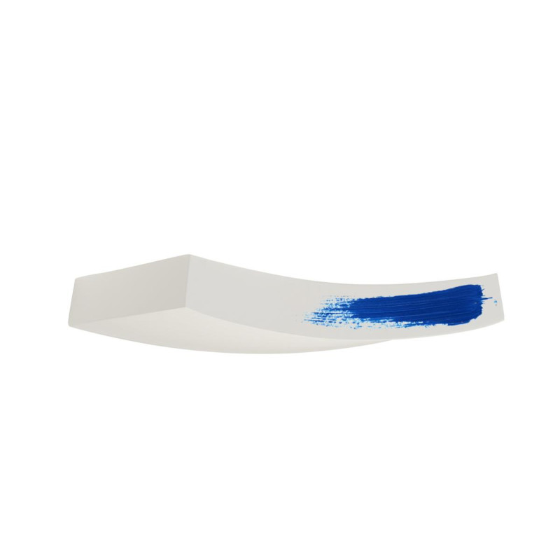 Applique intérieure PLASTRA curve blanc R7s 78mm/QT-DE12 100W max plâtre - SLV - 148012