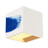 Applique intérieure PLASTRA cube blanc G9/QT14 42W max plâtre - SLV - 148018