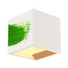 Applique intérieure PLASTRA cube blanc G9/QT14 42W max plâtre - SLV - 148018