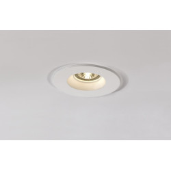 Encastré PLASTRA GU10 rond plâtre 35W max. - SLV - 148070