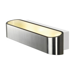 Applique intérieure ASSO 300 alu brossé/blanc LED 12W 3000K - SLV - 151275