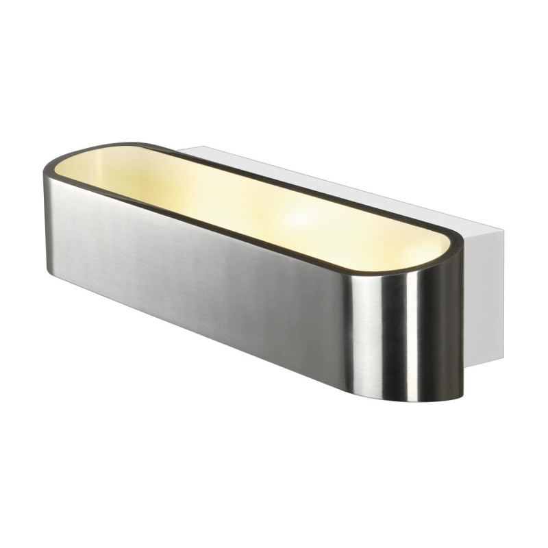 Applique intérieure ASSO 300 alu brossé/blanc LED 12W 3000K - SLV - 151275