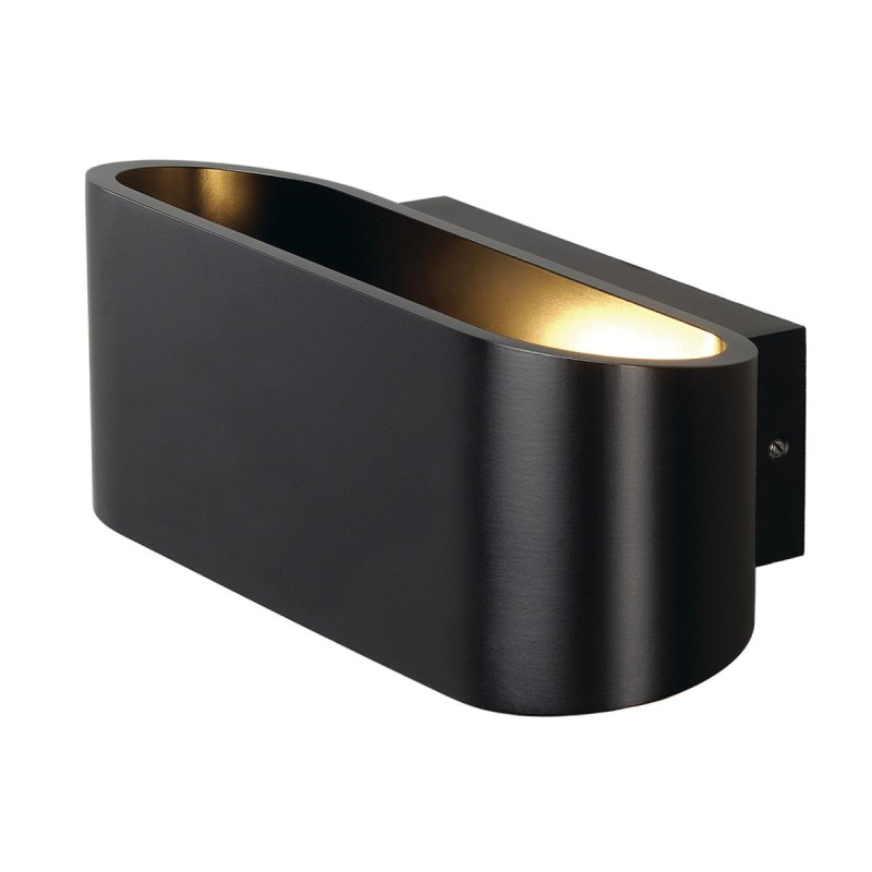 Applique intérieure OSSA 180 noir R7s 78mm/QT-DE12 100W max - SLV - 151450