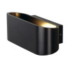 Applique intérieure OSSA 180 noir R7s 78mm/QT-DE12 100W max - SLV - 151450