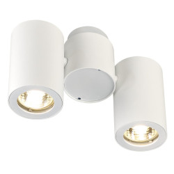 Spot double ENOLA B applique et plafonnier blanc 2xGU10 max. 2x50W - SLV - 151831