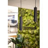 Suspension intérieure noir LED 12W 3000K Variable Triac - HELIA 40 - SLV - 152370