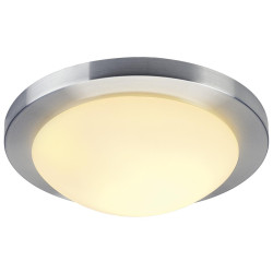Applique et plafonnier intérieur MELAN alu brossé E27 60W max - SLV - 155236