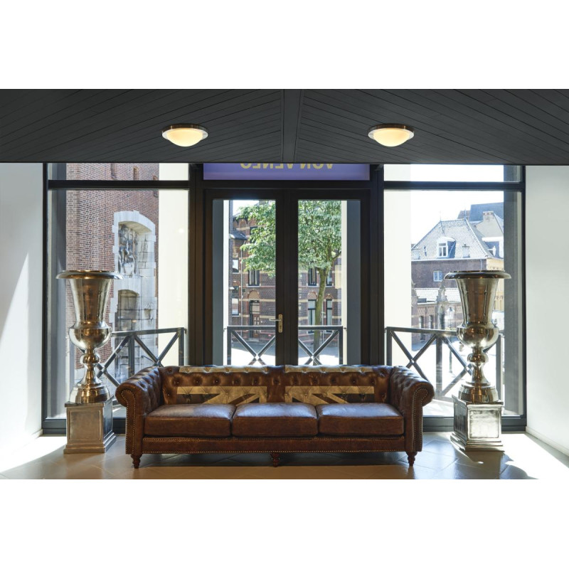 Applique et plafonnier intérieur MELAN alu brossé E27 60W max - SLV - 155236