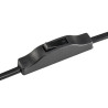 Lampe à poser intérieure FENDA trépied noir E27 40W max sans abat-jour - SLV - 155540