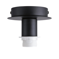 Patère FENDA intérieur noir E27 60W sans abat-jour - SLV - 155550