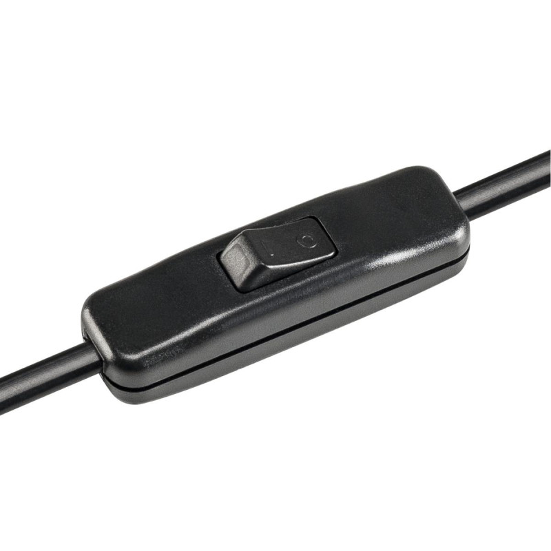 Lampe à poser intérieure FENDA noir E27 60W max sans abat-jour - SLV - 155780