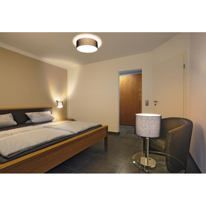 Plafonnier intérieur TENORA noir E27 3x 23W max - SLV - 156050