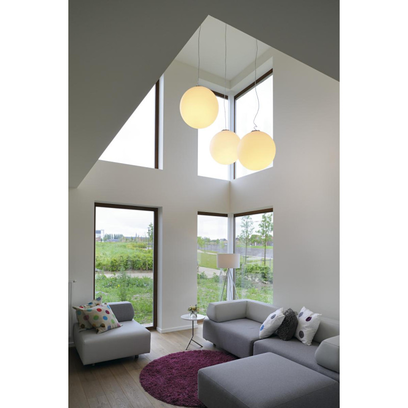 Suspension intérieure ROTOBALL 50 blanc/gris E27 24W max - SLV - 165400