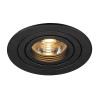 Spot encastré intérieur PIREQ rond noir mat GU10/QPAR51 50W max - SLV - 199980