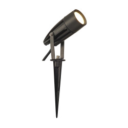 Projecteur extérieur SYNA spot sur piquet gris LED 86W 3000K IP55 - SLV - 227505