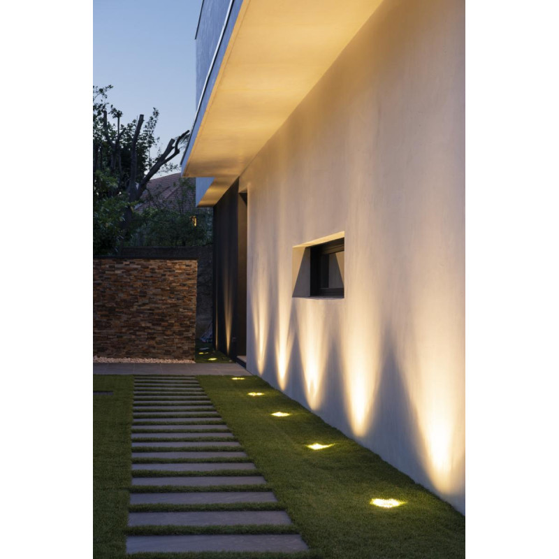 Carré ROCCI encastré de sol ext. 98W Inox 316 LED 3000K IP67 - SLV - 227604