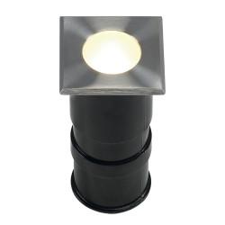 Inox 316 POWER TRAIL-LITE carré 14W LED 3000K IP67 - SLV - 228342