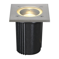 Encastré de sol DASAR EXACT 116 GU10 carré inox 316 max. 35W IP67 - SLV - 228434