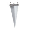 Extérieur Piquet gris - SLV - 228722