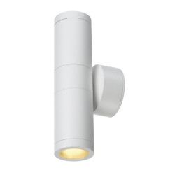 Applique extérieure ASTINA blanc GU10/TCR50-SE 2x 11W max IP44 - SLV - 228771