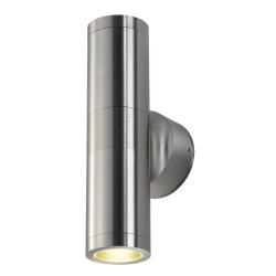Applique extérieure ASTINA alu brossé GU10/TCR50-SE 2x 11W max IP44 - SLV - 228776