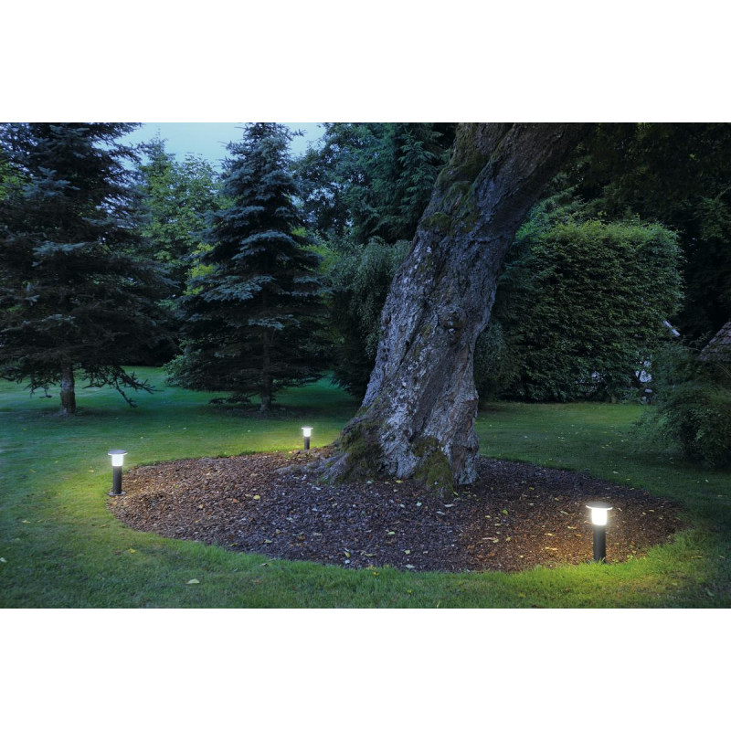 Borne extérieure ALPA MUSHROOM 45 gris E27 24W max IP55 - SLV - 228935