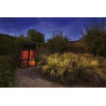 Borne extérieure RUSTY® 70 ronde fonte rouillée E27 11W max IP55 bord mer - SLV - 229021