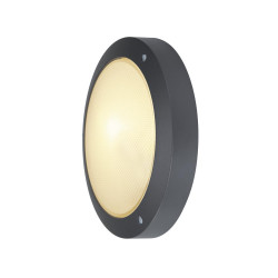 Applique et plafonnier extérieur BULAN gris E14/C35 60W max IP44 - SLV - 229075