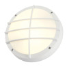 Applique et plafonnier extérieur BULAN GRID blanc E27 2x 25W max IP44 - SLV - 229081