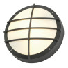 Applique et plafonnier extérieur BULAN GRID gris E27 2x 25W max IP44 - SLV - 229085