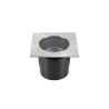 QPAR111 DASAR 215 encastré de sol carré inox 316 max. 75W IP67 - SLV - 229234