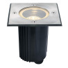 Encastré de sol DASAR 115 QPAR51 GU10 carré inox 316 max. 35W IP67 - SLV - 229324