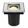 Carré DASAR 70 GU10 QPAR51 encastré de sol inox 304 max. 35W IP67 - SLV - 229374