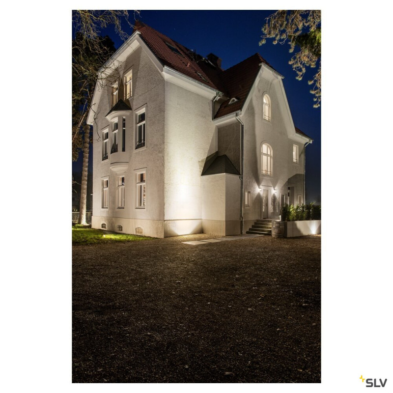 Carré DASAR 255 encastré asymétrique inox 316 34W 4000K - SLV - 229381