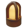 Borne extérieure RUSTY® CONE 24 fonte rouillée E14 40W max IP54 bord mer - SLV - 229430