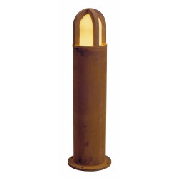 Borne extérieure RUSTY® CONE 70 fonte rouillée E27 11W max IP54 bord mer - SLV - 229432